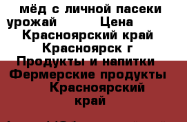 мёд с личной пасеки урожай 2016! › Цена ­ 700 - Красноярский край, Красноярск г. Продукты и напитки » Фермерские продукты   . Красноярский край